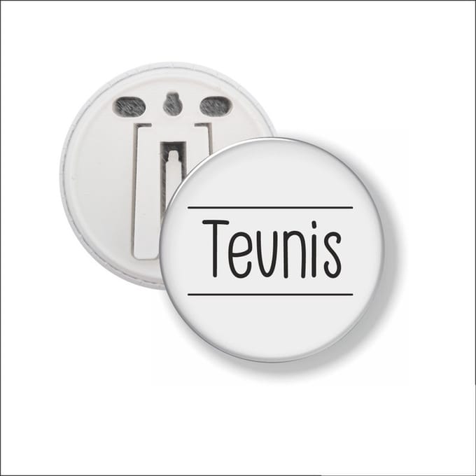 Button Met Clip 58 MM - Teunis