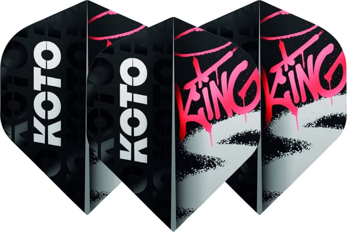 KOTO Rebel Red X NO2 - Dart Flights