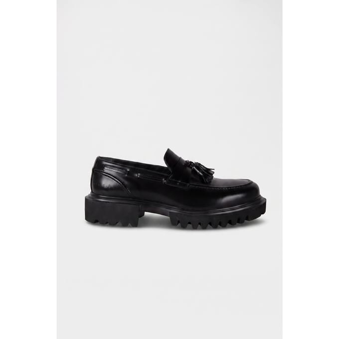 AllSaints Vine Loafer Black Größe: 46 | Loafer Outlet | Herren | Schwarz