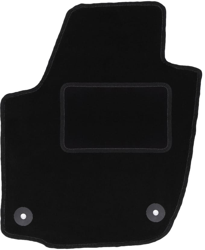Chauffeursmat zwart voor: Skoda Roomster combivan (2006-2015)