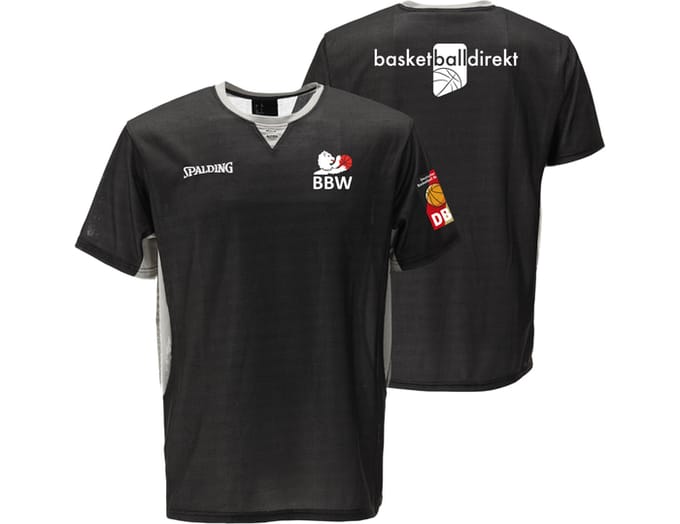 Spalding Offizielles Bbw Referee T-shirt Zwart