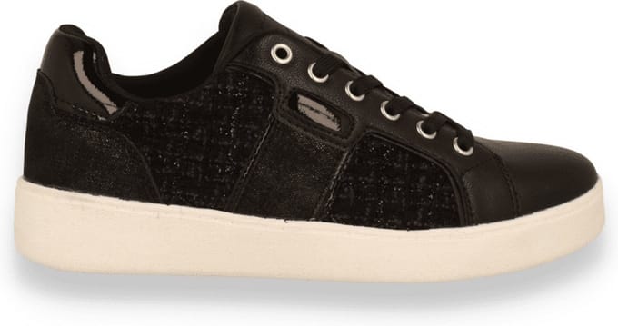Sj Lifestyle Dames Sneaker Black | Zwart | Maat: 36