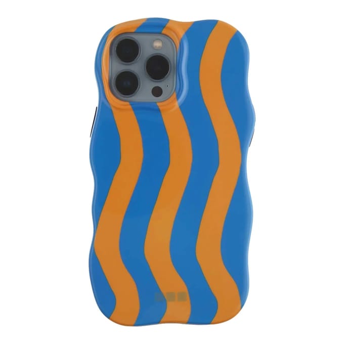 123watches hoesje Candy - blauw oranje - Siliconen, TPU - iPhone 16 Pro Max