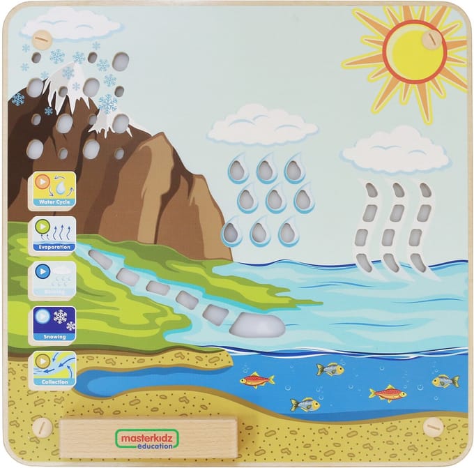 Masterkidz Montessori Watercyclus Educatief Bord - UNI