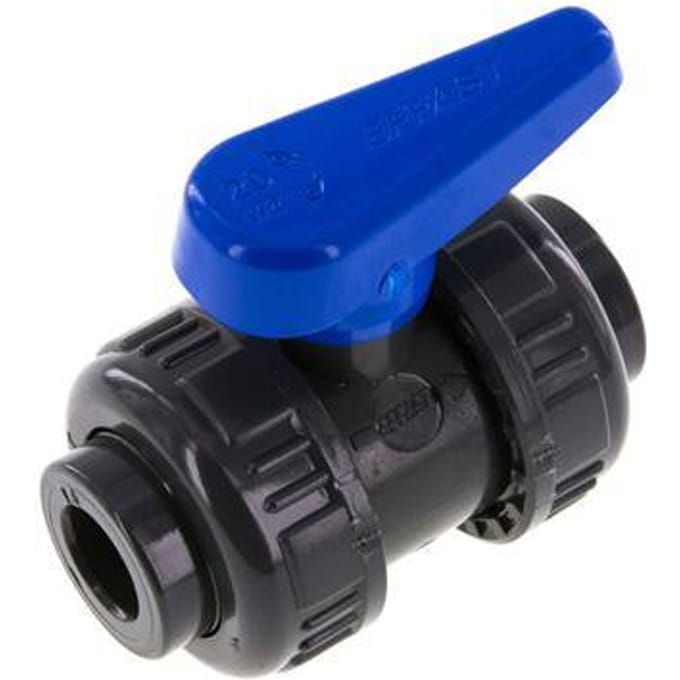 PVC 2-weg Kogelkraan Dubbele Wartel 16 mm Sok EPDM