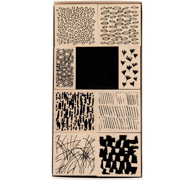 XL Stempel set "Texturen"