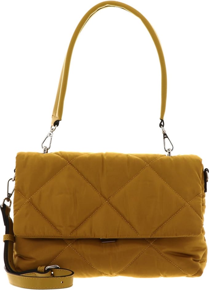 SEIDENFELT MANUFAKTUR Schoudertas Handtas Vemp Satchel Lemon Crush Mosterdgeel
