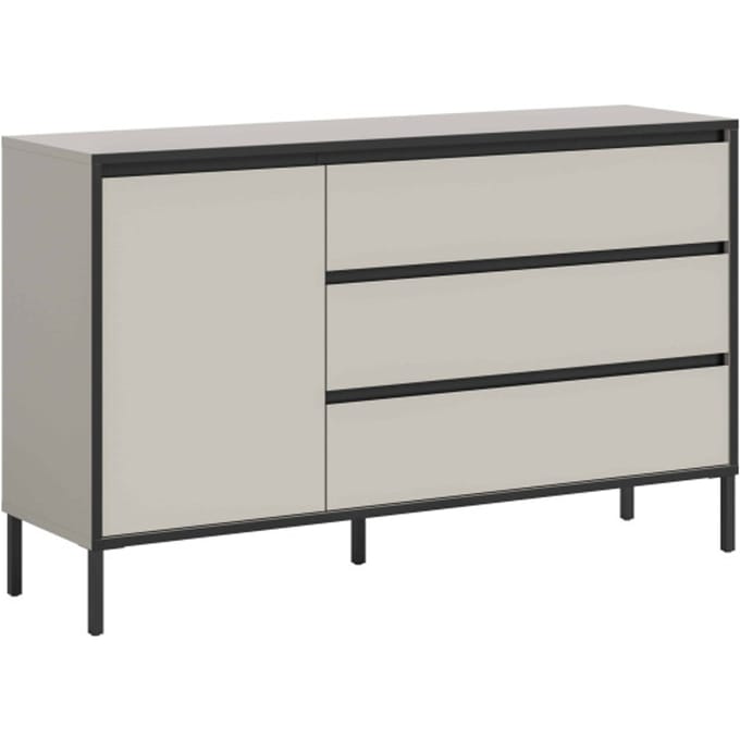 Tron Sideboard Cashmere NB Zwart NB - 38x136x83cm