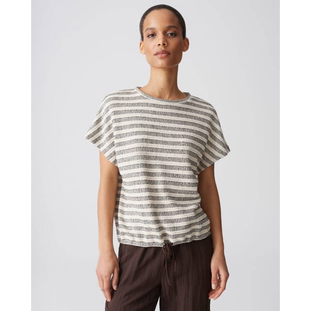 T-shirt met structuurpatroon model 'Sedopa'
