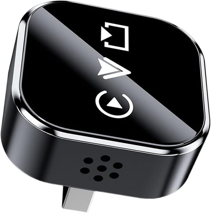 Screen Mirroring Adapter - Smart Display Bridge - Auto Media Streaming - Bedraad naar Draadloos - 10 cm - Zwart
