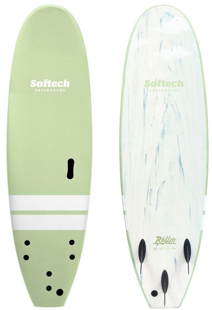 Softech Roller 7´0´´ St Fin Surfplank Groen 213.36 cm