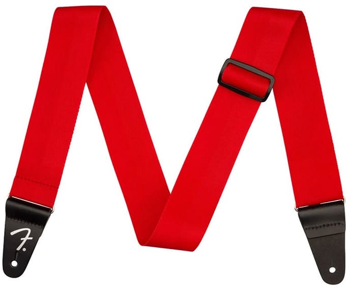 Fender Polypro Strap Red gitaarband