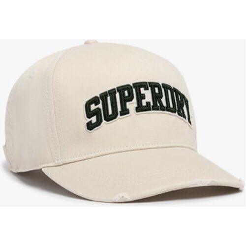 Superdry Varsity Logo Trucker Cap Beige Grootte: 1SIZE