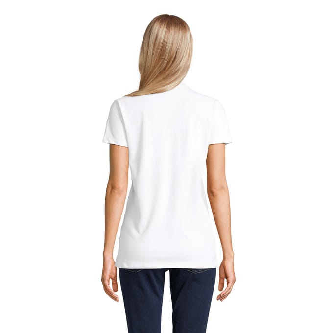 SOLS Dames/Dames Phoenix Gekamd Katoen Poloshirt (Wit)