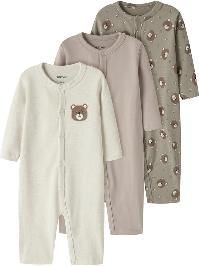 NAME IT - NBNNIGHTSUIT 3P AOP NOOS - Baby - Pyjamas