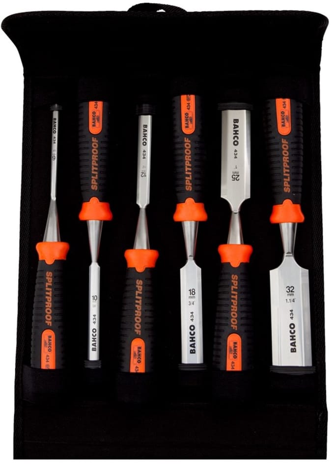 Bahco 434-S6-PP ERGO 6 delig Steekbeitelset