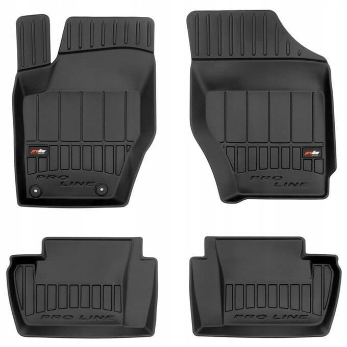 FROGUM 3D – Rubber Automatten voor CITROEN C4 I (2004–2010) – TPE, Geurloos, 6cm Randen