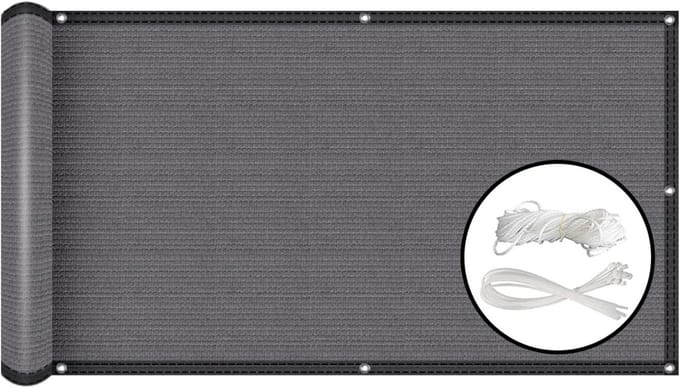 Windscherm Terras 90 x 160 cm - Waterdicht, Windbestendig en UV-Bescherming voor Buiten