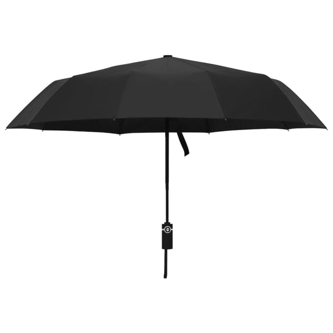vidaXL - Paraplu - automatisch - inklapbaar - 104 - cm - zwart