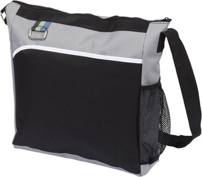 Weekendtas zwart - grijs Afmeting: 10 x 33 x 35,5 cm