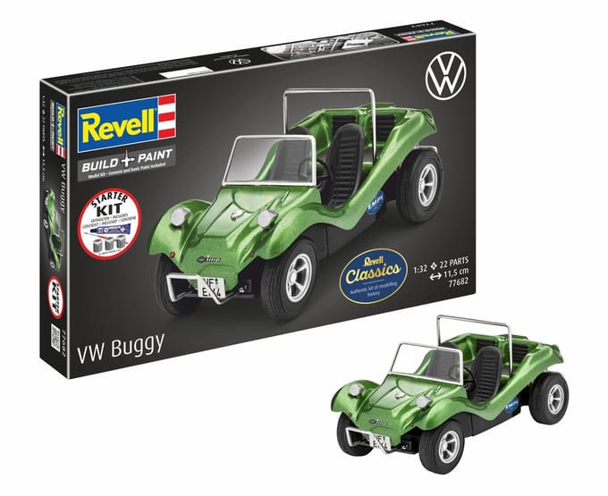 Revell Modelbouwpakket Auto - 77682 Volkswagen Buggy - Duitse Auto - Starter Kit Plastic - 1:32 - Modelbouw
