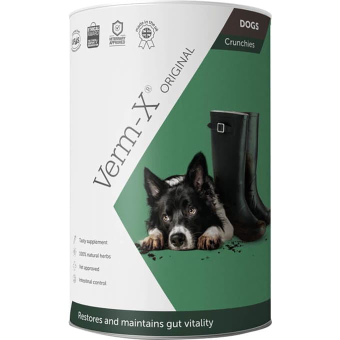 Verm-X Crunchy 100% natuurlijke Hondenkoekjes (325gr)