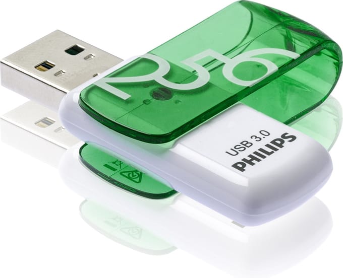 Philips USB stick 3.0 256GB - Vivid - Groen - FM25FD00B