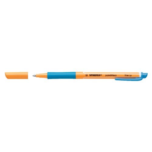 Rollerpen stabilo pointvisco 1099/51 fijn Azuurblauw