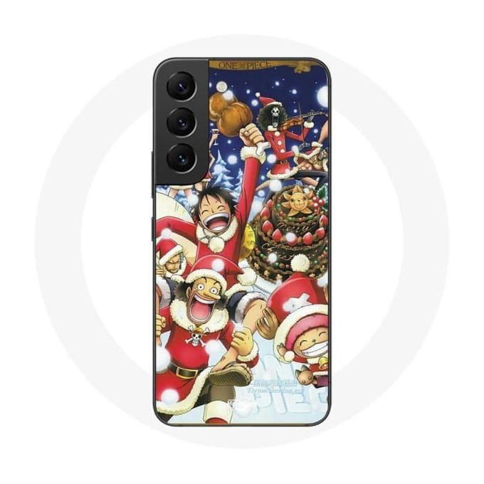 Coque pour Samsung Galaxy S21 FE One Piece Christmas Day Anime Manga