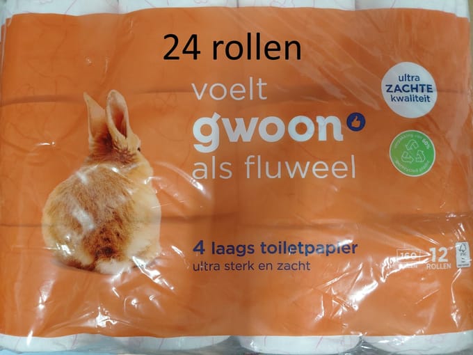 Gwoon G'woon - Toiletpapier 4-laags - 24 rollen