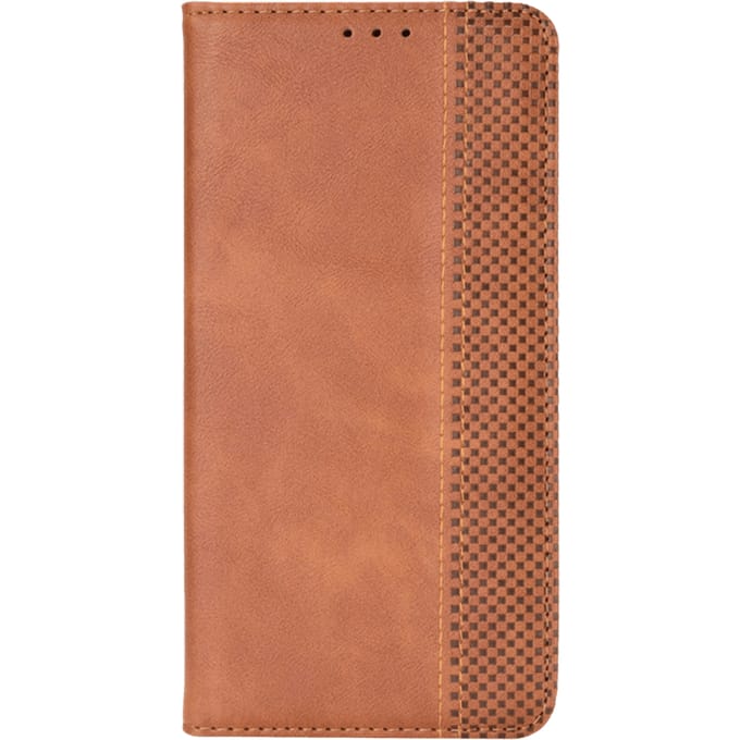 CaseBody Samsung Galaxy S21 Plus Retro Hoesje met Pasruimte Bruin