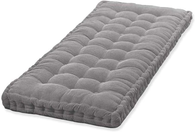 Bank Kussen Matras - Zitmat - Buiten Zitten - Extra Dik - 80 x 40 cm - Grijs