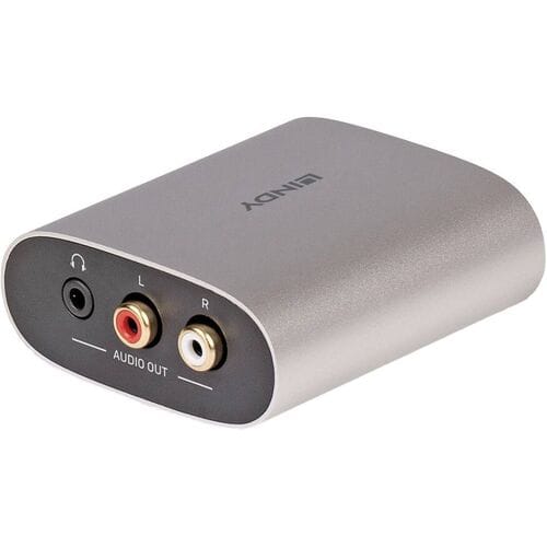 Adapter RCA naar HDMI LINDY 38363 Zilverkleurig