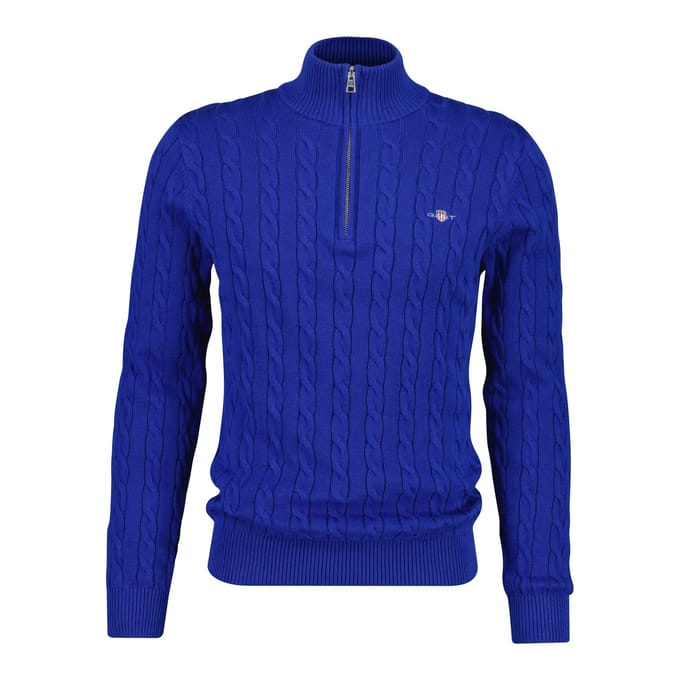 Pull 1/2 zip gedraaide brei Gant