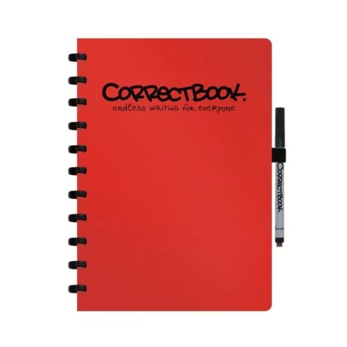 Correctbook original a4 horizon red, gelinieerd
