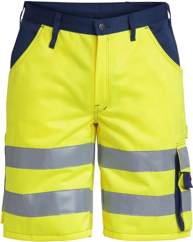 FE Engel Korte Broek EN 20471 6501-770 - Geel/Marine 3806 - 46