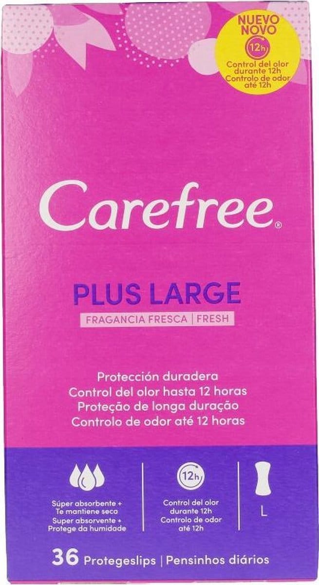 Maxi Bescherming Inlegkruisjes fresh Carefree 98183 (36 uds)