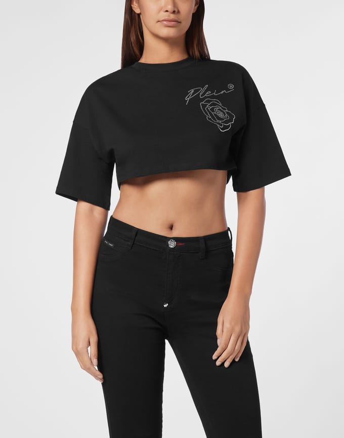 T-Shirt Ronde Hals Roses
