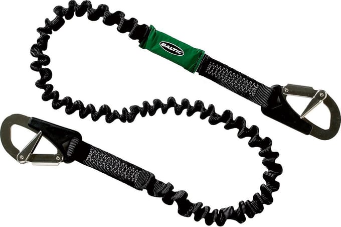 Veiligheidslijn met 2 Haken Elastisch voor Valbeveiliging
