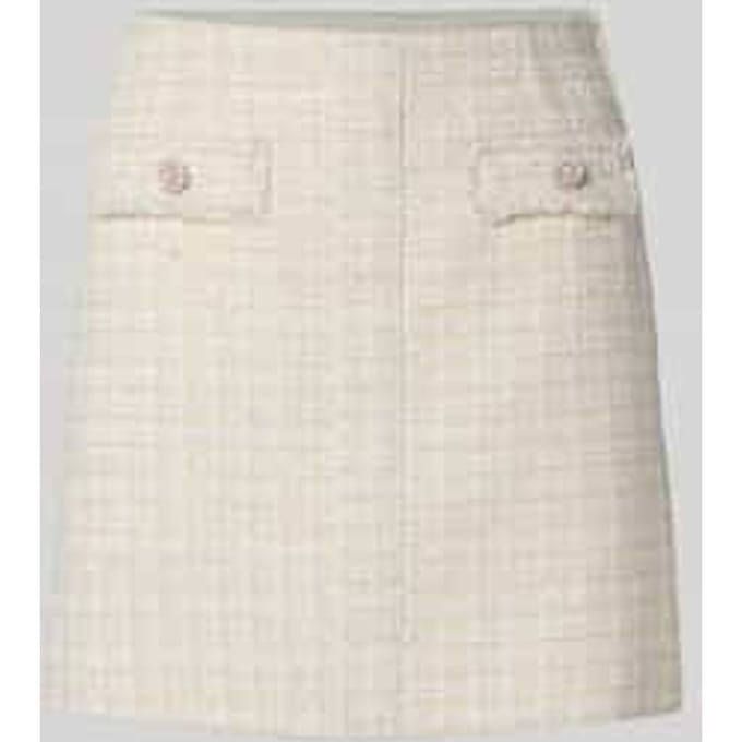 GUESS  Eco Daphnee Mini Flap Sk Cream Tweed Combo Taglia: M | Minigonne Outlet | Donna | Bianco