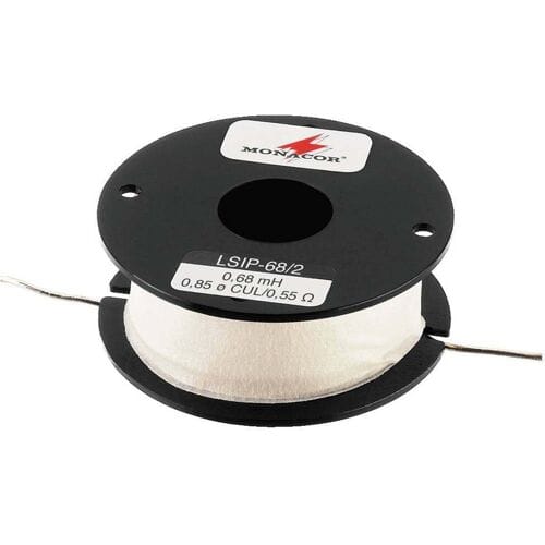 Monacor LSIP-68/2 Luidsprekerluchtspoel 0.68 mH