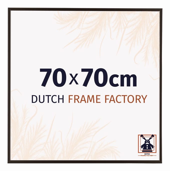 Fotolijst 70x70 cm - Kunststof - Antraciet - Easy