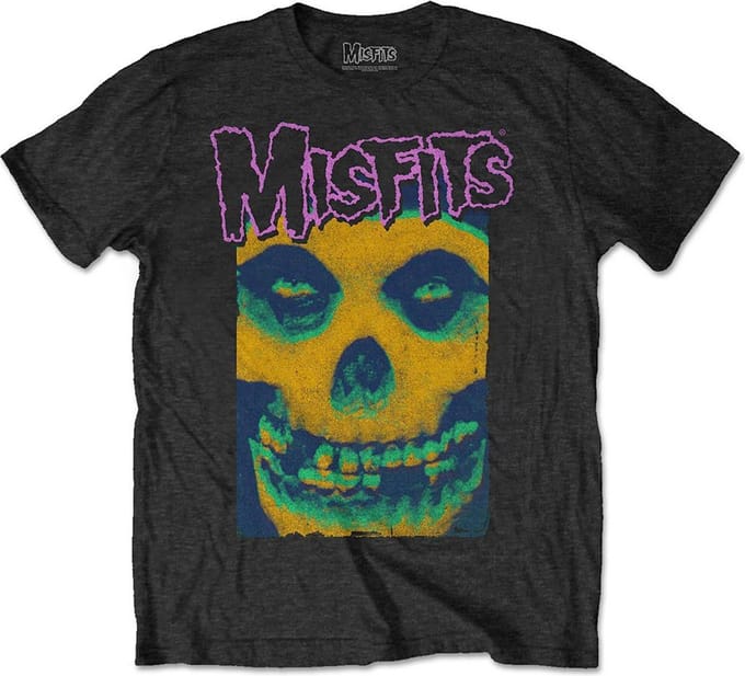 Misfits - Warhol Fiend Heren T-shirt - S - Zwart