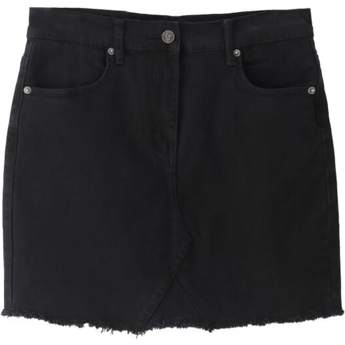 Forplay Minirok - Helena - M tot 3XL - voor Vrouwen - zwart