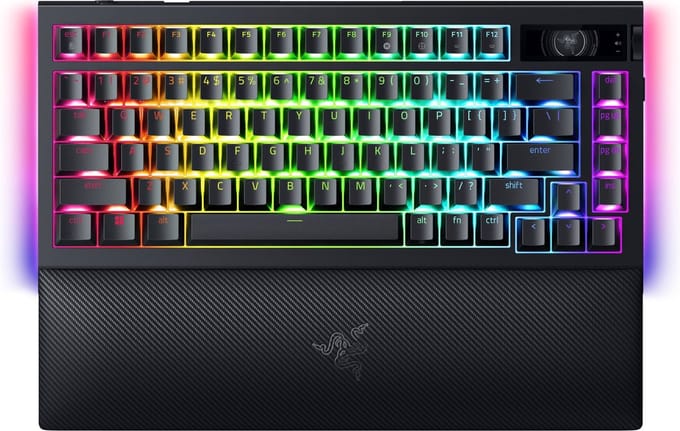 Razer BlackWidow V4 Pro 75% - Draadloos Gaming Toetsenbord - Mechanisch Orange Switch - RGB - Qwerty