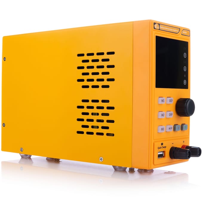 Rosfix Voeding Laboratorium AmpForce RAFEP-3210 - Regelbaar 0–32V 10A - 300W, CV/CC, USB Quick
