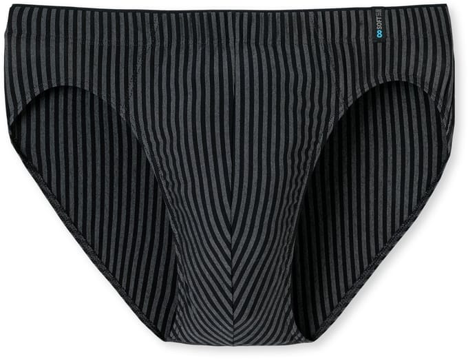 Schiesser Long Life Soft Heren Mini Slip Onderbroek - blauw zwart