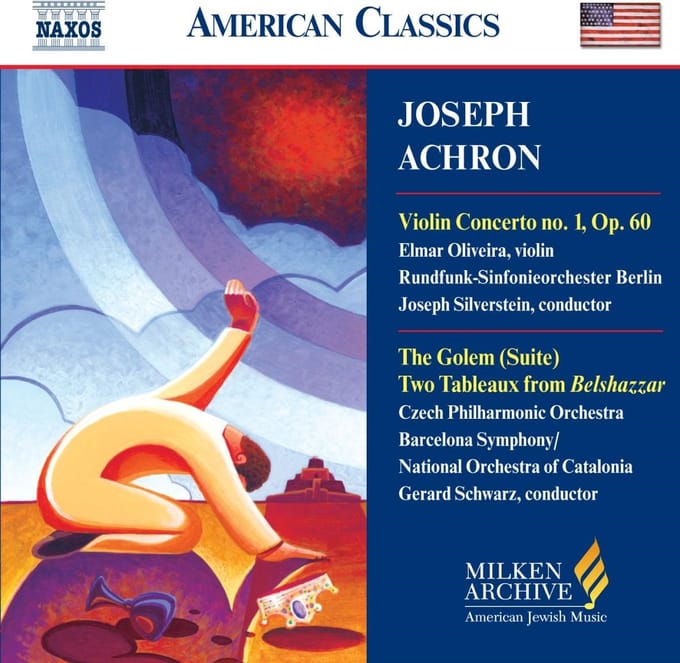 Rundfunk-Orchester Berlin,Barcelona Symphony - Achron: Violin Concerto No.1 | The Golem (CD)