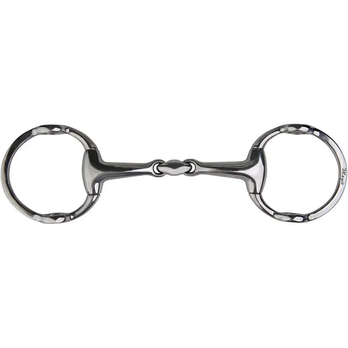 Metalab Magisch Systeem Dubbel Gebroken Lifting Snaffle Zilver 13.5 cm