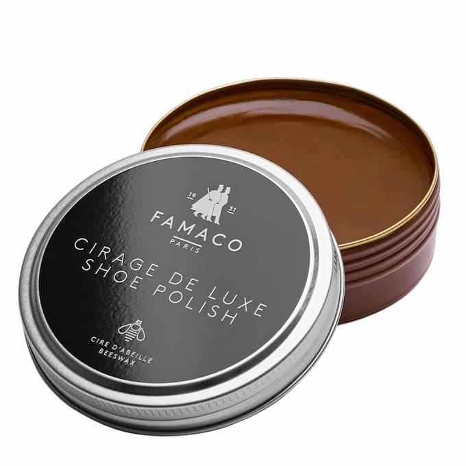 Schoensmeer met bijenwas - 100ml - middelbruin - Famaco Cirage de Luxe